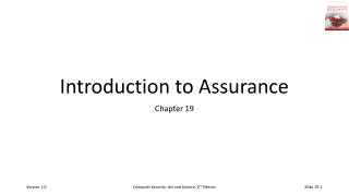 Introduction to Assurance