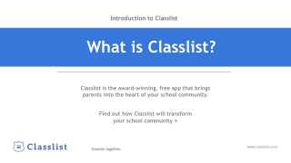 What is Classlist ?