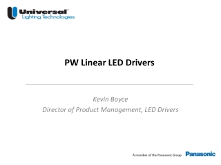 PW Linear LED Drivers