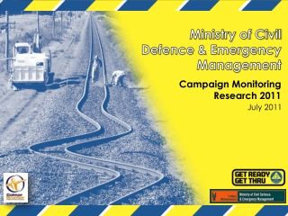 Ministry of Civil Defence &amp; Emergency Management Campaign Monitoring Research 2011