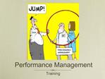 Performance Management