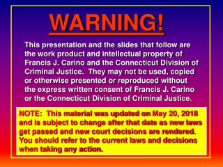 WARNING!