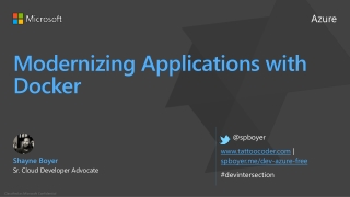 Modernizing Applications with Docker