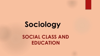 Sociology