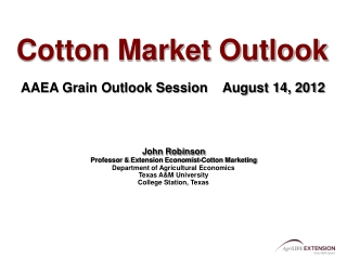 Cotton Market Outlook