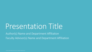 Presentation Title