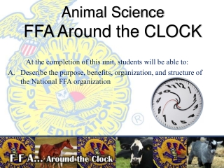 Animal Science FFA Around the CLOCK