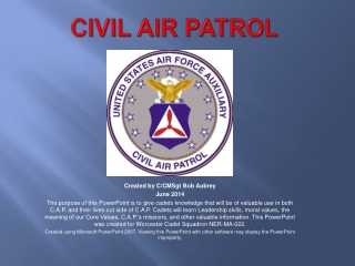 Civil air patrol