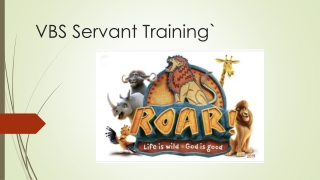 VBS Servant Training`