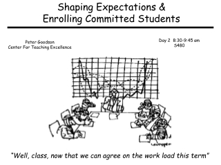 Shaping Expectations &amp; Enrolling Committed Students