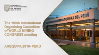 The 100th International Organising Committee of WORLD MINING CONGRESS meeting