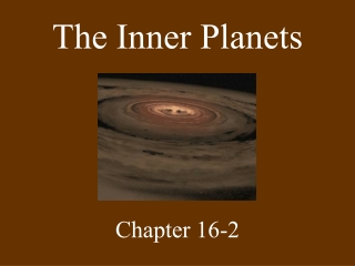 The Inner Planets