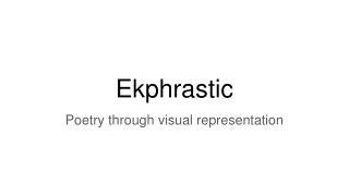 Ekphrastic