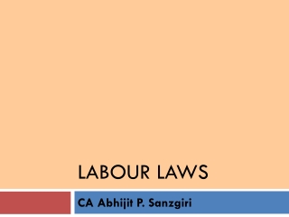 Labour Laws