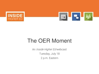 The OER Moment