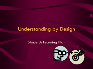 Understanding by Design