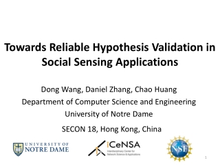 Towards Reliable Hypothesis Validation in Social Sensing Applications