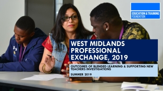 West midlands Professional exchange, 2019