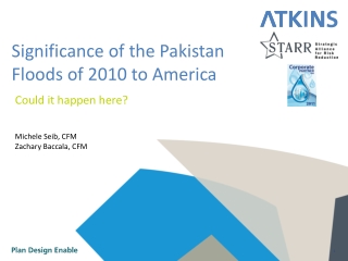 Significance of the Pakistan Floods of 2010 to America