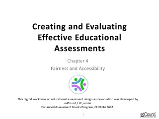 Creating and Evaluating Effective Educational Assessments