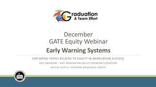 December GATE Equity Webinar Early Warning Systems