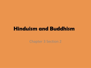 Hinduism and Buddhism