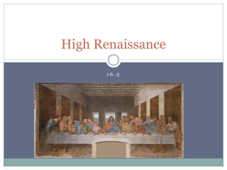 High Renaissance