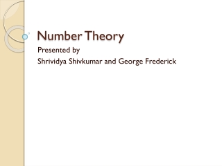 Number Theory