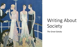 Writing About Society