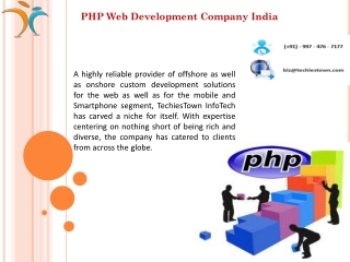 PHP Web Development Company India