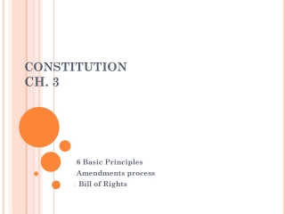 CONSTITUTION CH. 3