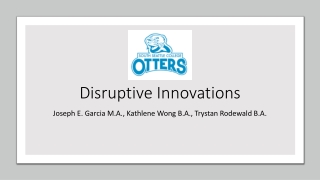 Disruptive Innovations