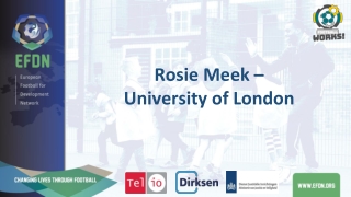 Rosie Meek – University of London