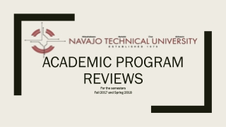 Academic Program Reviews