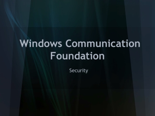 Windows Communication Foundation