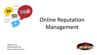 Online Reputation Management