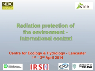 Radiation protection of the environment - International context