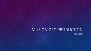 Music Video Production