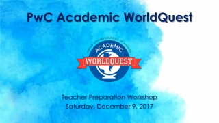 PwC Academic WorldQuest