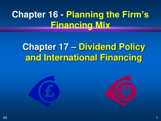 Chapter 16 - Planning the Firm’s Financing Mix