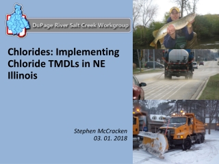 Chlorides: Implementing Chloride TMDLs in NE Illinois Stephen McCracken 03. 01. 2018