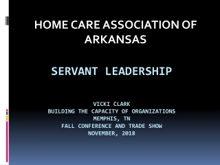 HOME CARE ASSOCIATION OF ARKANSAS