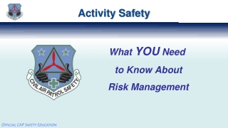 What YOU Need to Know About Risk Management