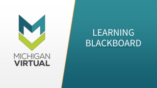 LEARNING BLACKBOARD