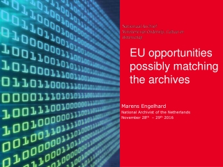 EU opportunities possibly matching the archives Marens Engelhard