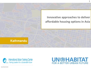 Innovative approaches to deliver affordable housing options in Asia