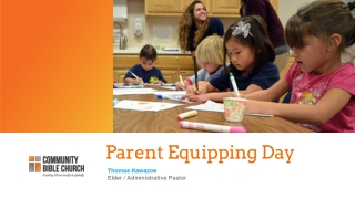 Parent Equipping Day