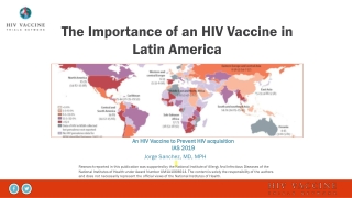 The Importance of an HIV Vaccine in Latin America