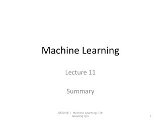 Machine Learning