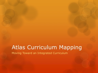 Atlas Curriculum Mapping